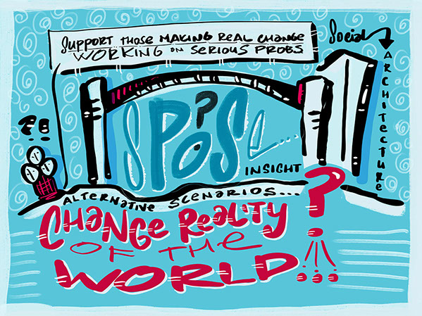 Live sketch created during an MG Taylor collaborative design session, applying modelling language to explore alternative scenarios for change.