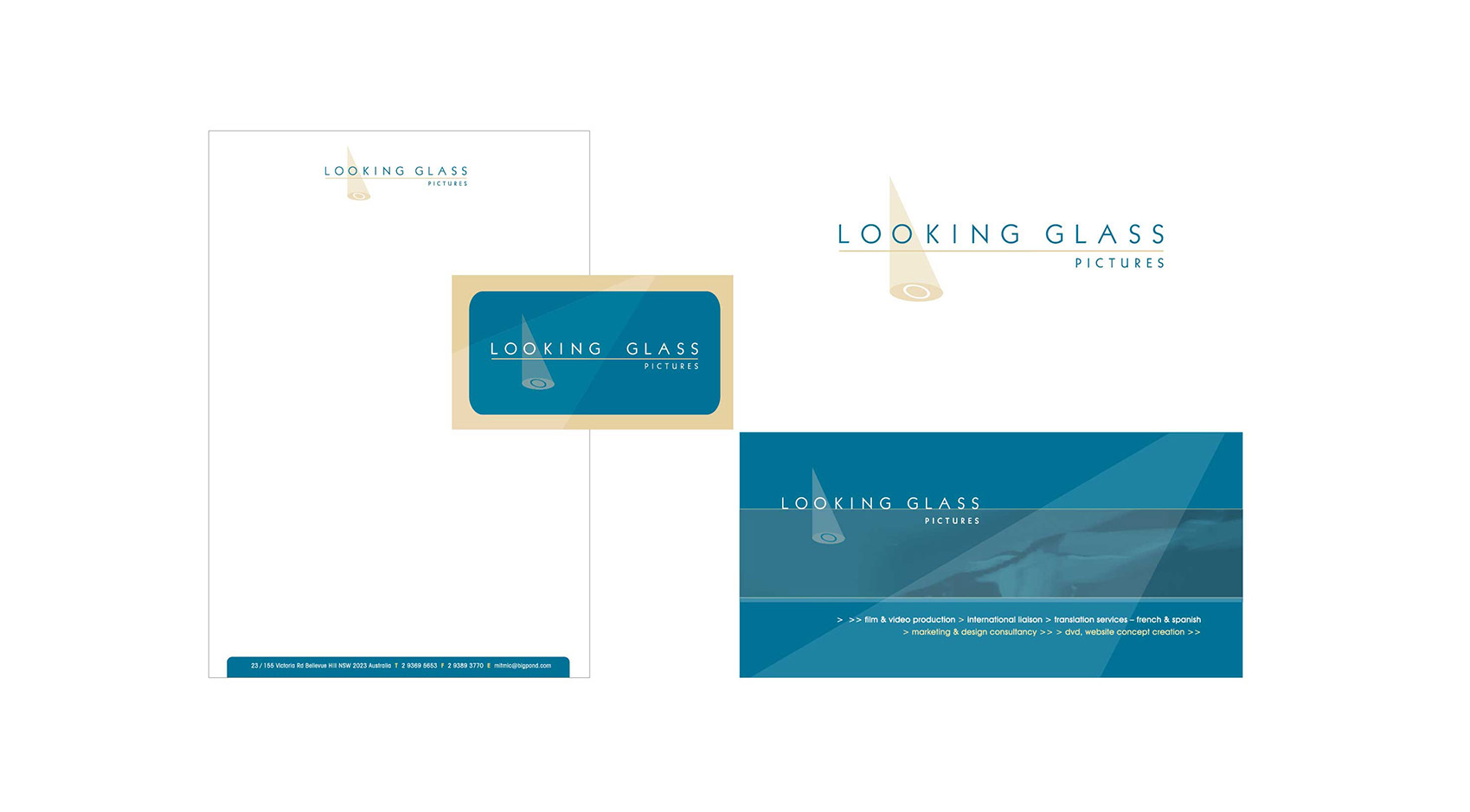 Swivel Creative_Visual Communications_Looking Glass Pictures_Corporate Identity