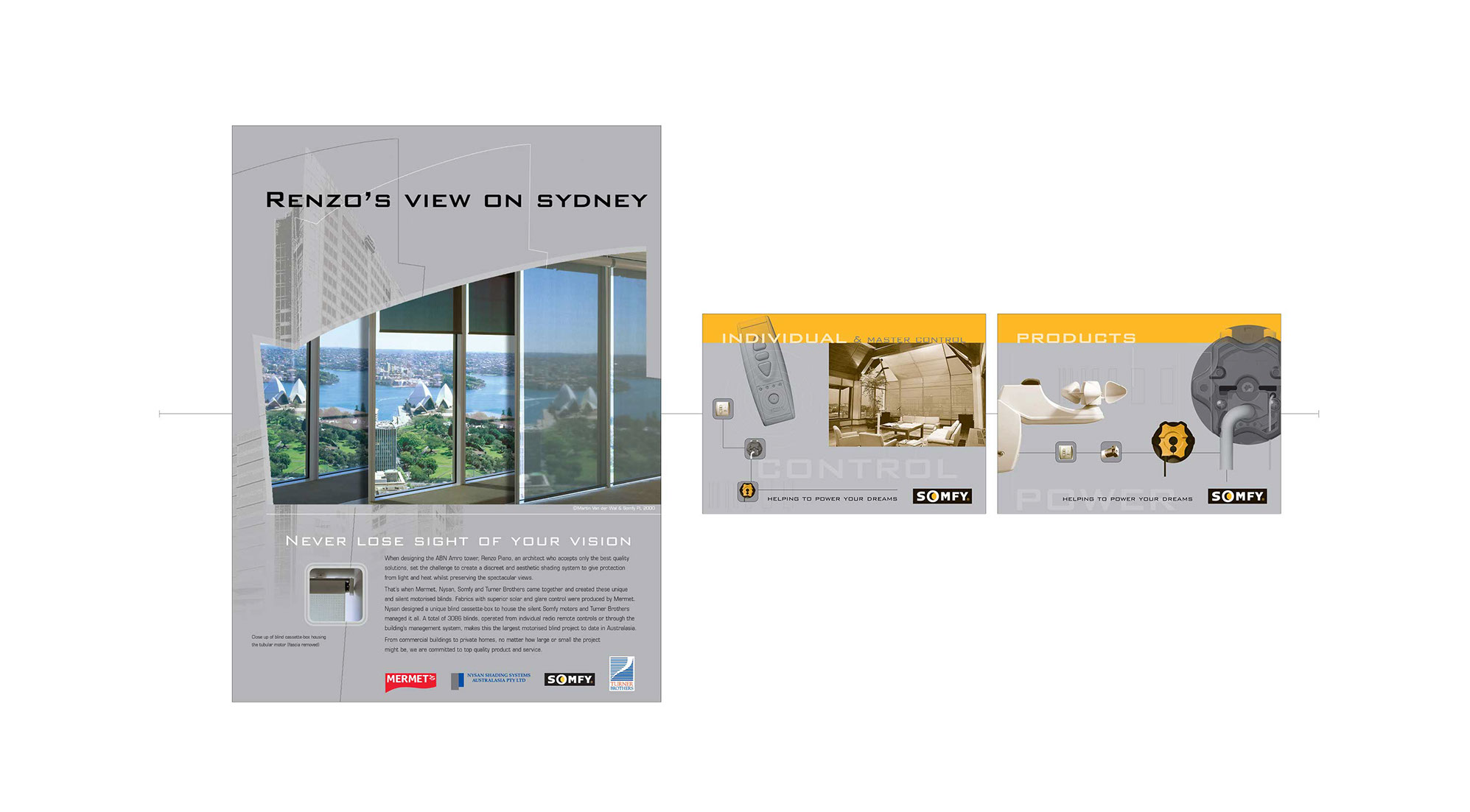 Swivel Creative_Visual Communications_Somfy_Advertising & Marketing Material_Renzo Piano Campaign